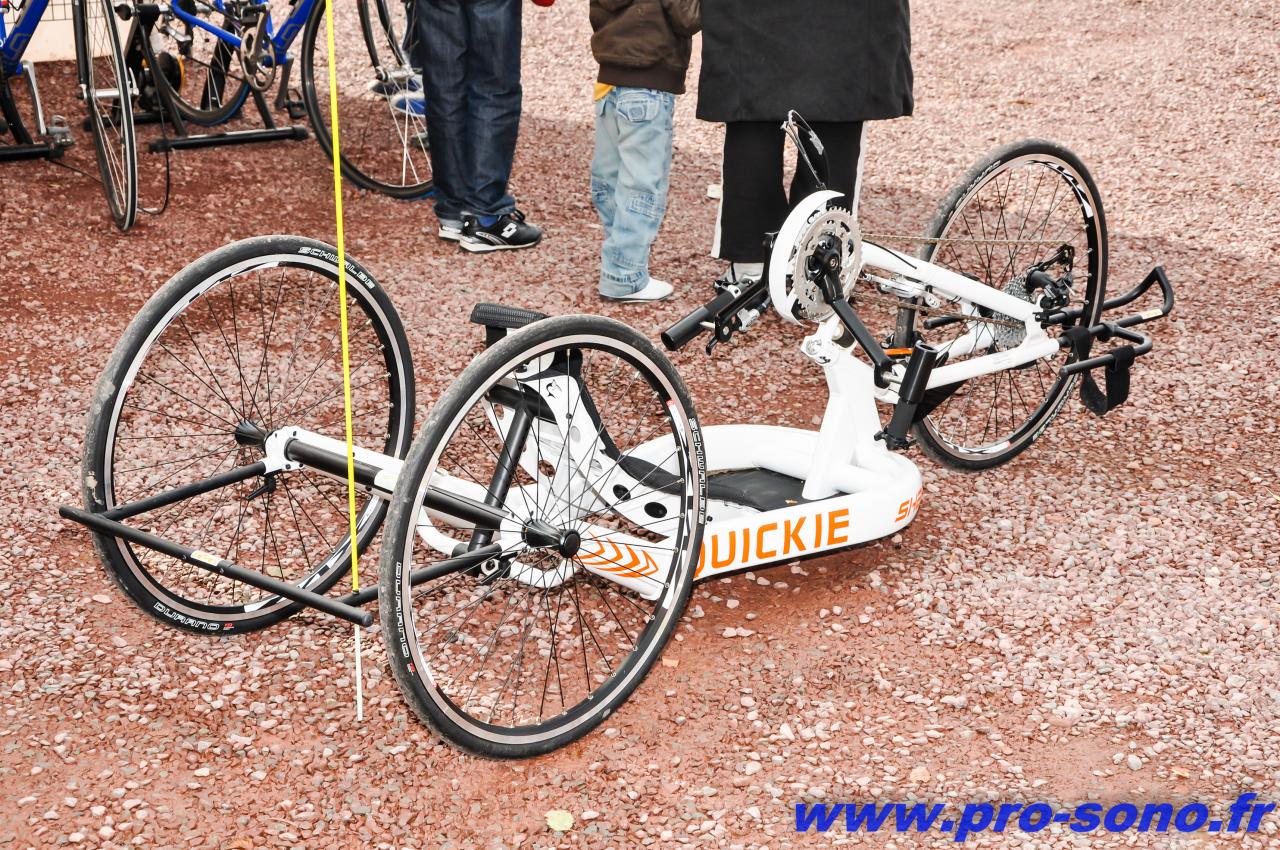 Handbike couché