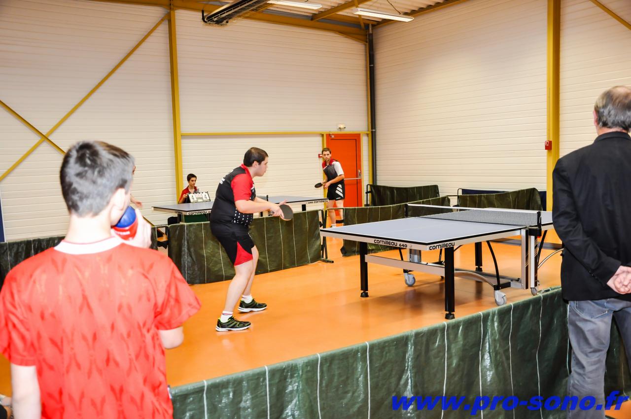 Tennis de table animé par le club auxilois