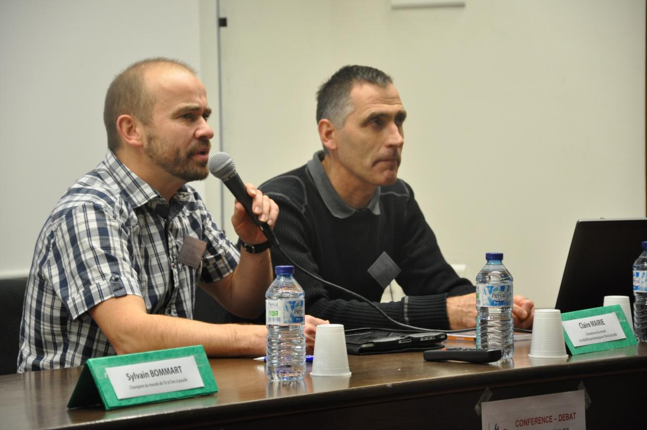 Philippe CUVILLIER (à droite) et son guide