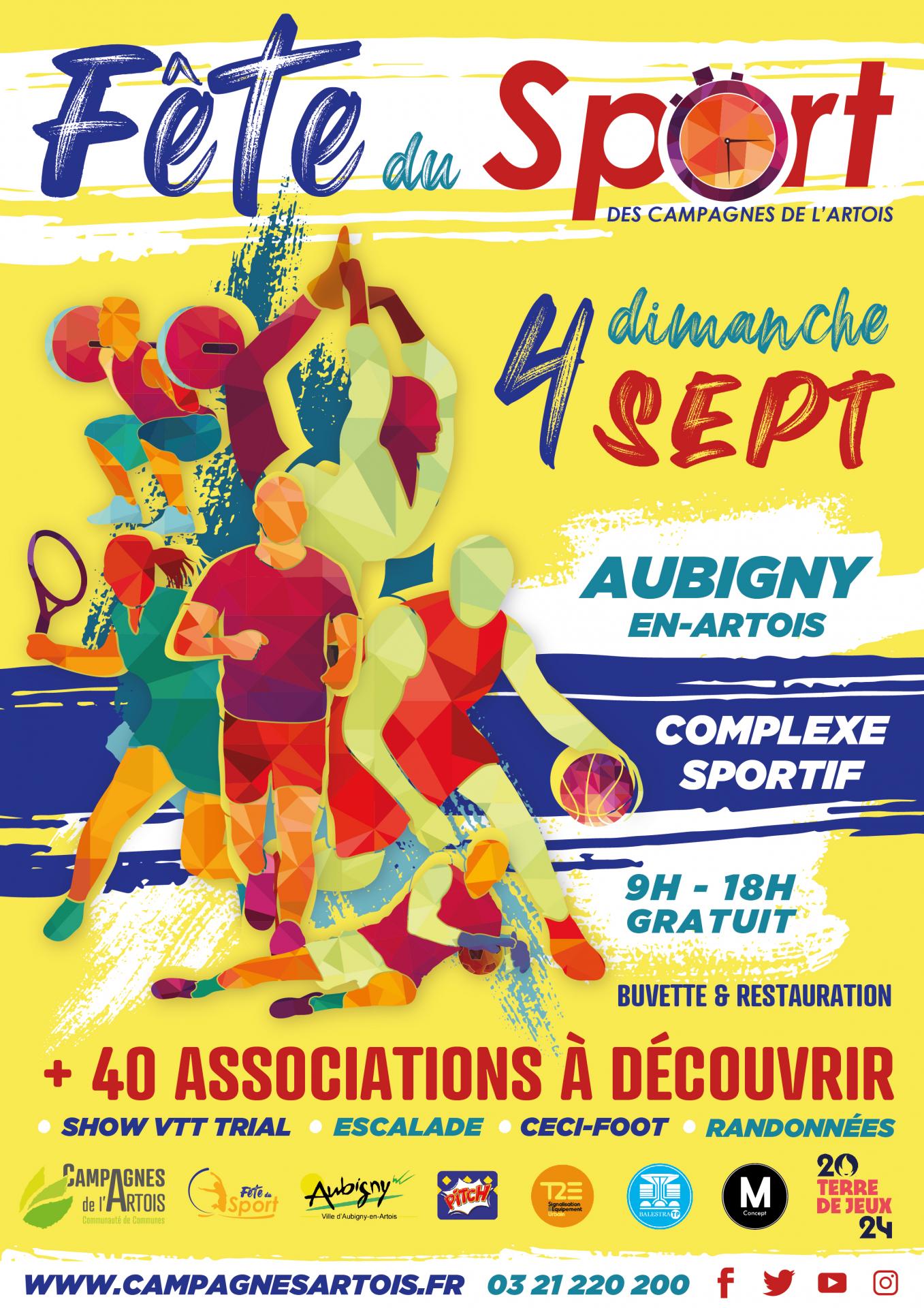 Affiche fete du sport 2022