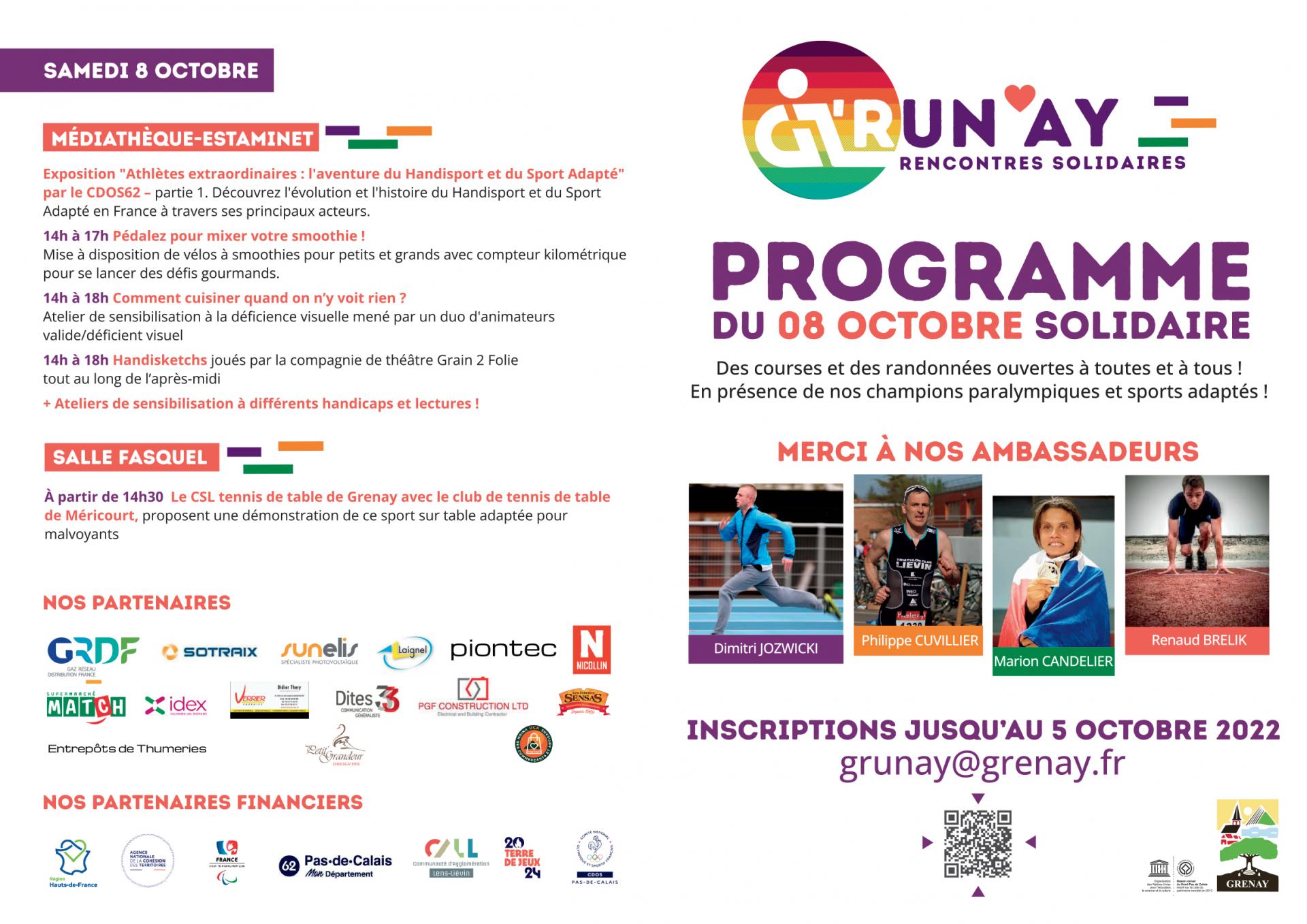 Programme grunay 2022